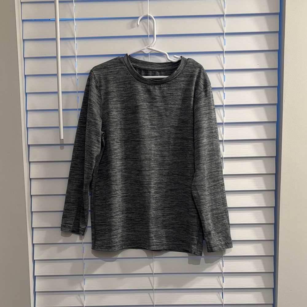 Champion Kids Long Sleeve Tee - Gray